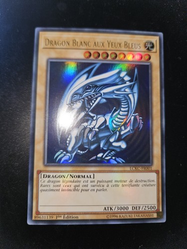 Carte dragon blanc - yu, oh