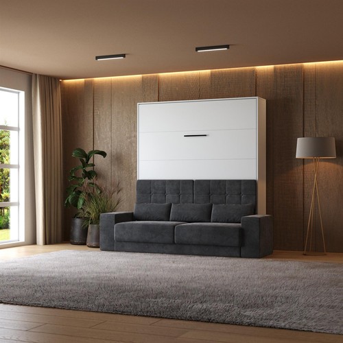 Lit armoire avec - , anthracite
