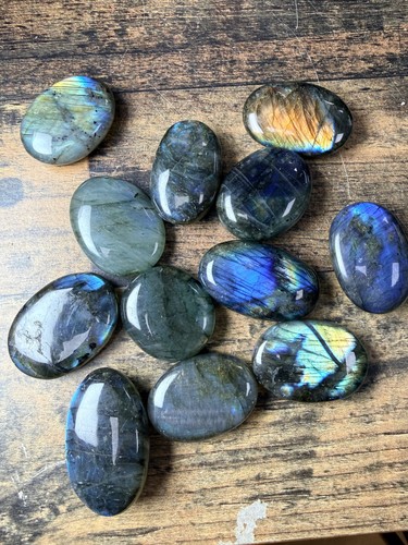 Labradorite pebbles 30gr - pebbles,