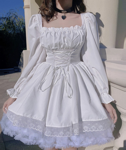 Cute sweet puff sleeve women - cute,