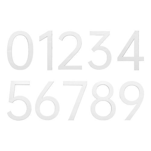 Pour 10pcs numéros maison - 10pcs,