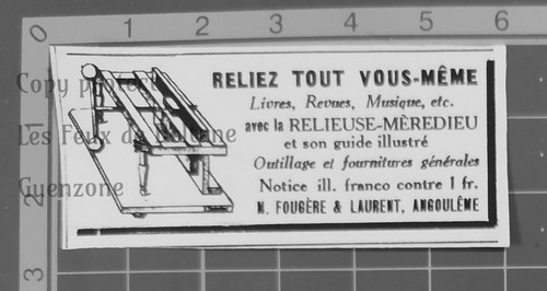 Relieuse meredieu fougere - relieuse, et