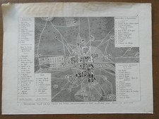 Carte ancienne XIXe Plan de