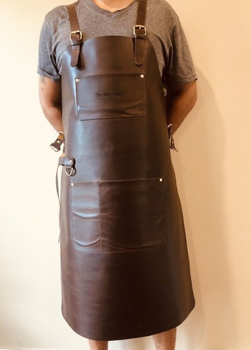Tablier cuir barbecue boucher