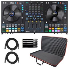 Rane FOUR Advanced 4 Channel Mixer Stems Serato DJ Controller w Soft Case