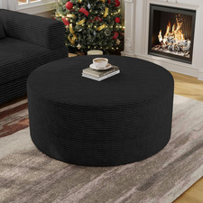 round Coffee Table Ottoman for