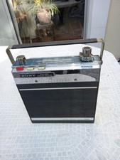 ANCIEN POSTE RADIO PORTABLE SONY 7F-74DL MADE IN JAPAN 1967 FONCTIONNEL BON ETAT