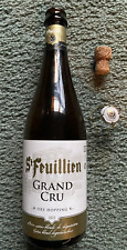 Brasserie St. Feuillien Grand Cru EMPTY 75 cL BOTTLE with cork and wire muselet