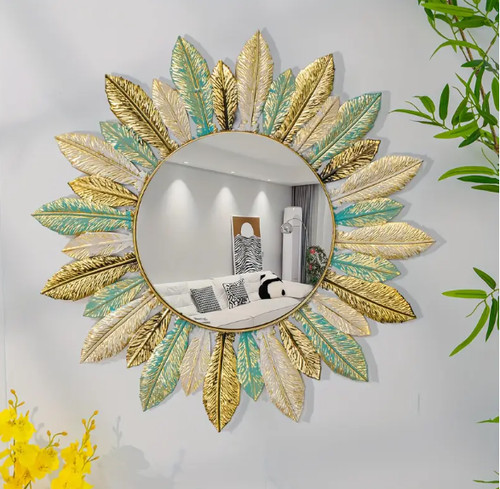 Mirroir mural soleil - mirroir,
