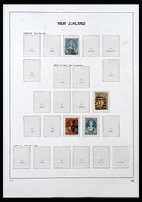 Lot 40402 Stamp collection New Zealand 1862-2002 in 2 Davo albums.