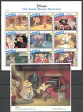 Walt Disney, Basil - St. Vincent Grenadines - 1 KB, 1 Bl. ** MNH