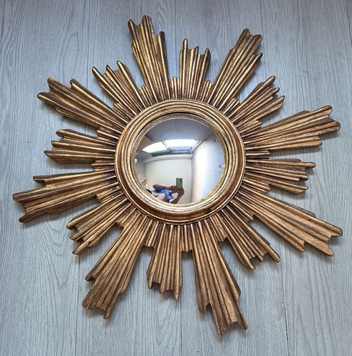 Ancien miroir soleil - soleil,