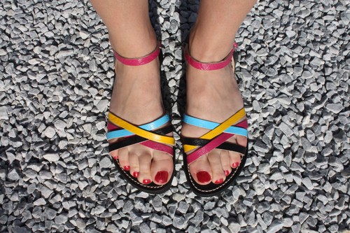 Sandales femme cuir - en,
