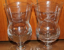 beautiful pair of beer glass 33cl douglas scotchale