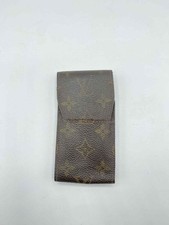 Authentic LOUIS VUITTON Etui Cigarette Case Monogram Canvas Brown