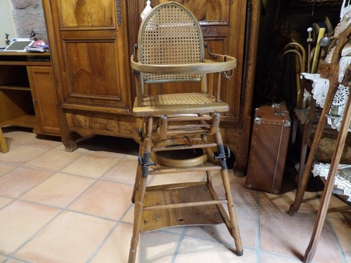 Ancienne chaise bois - ancienne, en