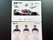 Signed United Autosports Ligier # Euro Le Mans Series Owen Hugo de Sadeleer Boyd