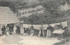 CP AU LAVOIR DE LA BRETONNIE PRES MONCLAR - 80708