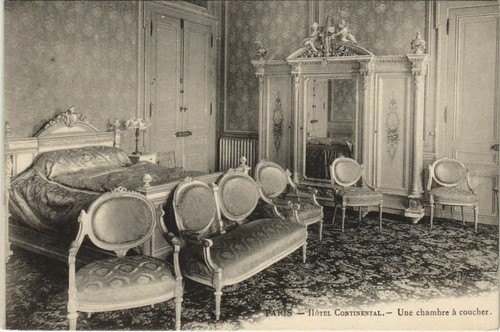 Old postcard paris - 9th, hotel