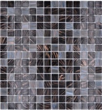 Mosaïque Goldensilk Gris Noir