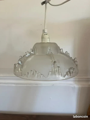 Abat jour opaline vintage ezan - opaline,