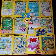 Malabar publicités originales 1977 image Vignette Margerin Chewing-gum