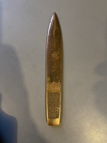 Ancien coupe papier bronze