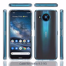 Shockproof Acrylic Soft Bumper PC Transparent Case Cover For Nokia 8.3 5G