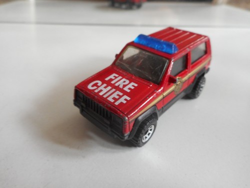Matchbox jeep cherokee fire - jeep,