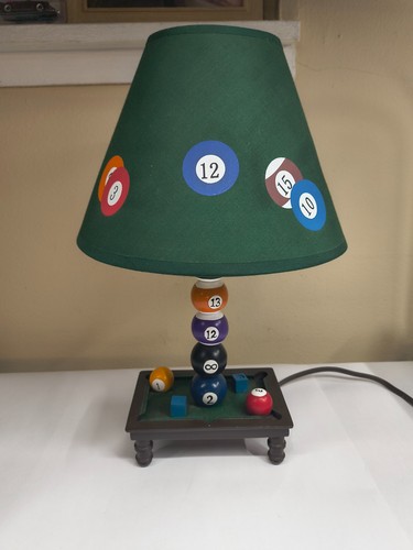 Vintage billiards table lamp - vintage,
