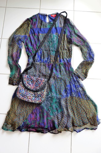 Ensemble robe viscose avec sac - viscose,