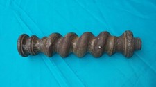 Colonne bois torsadee cm - 28,