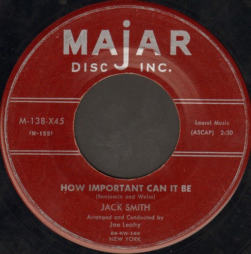 Jack smith how - jack, important