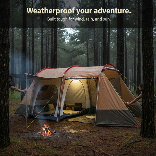 Tente tunnel camping 4 - de,