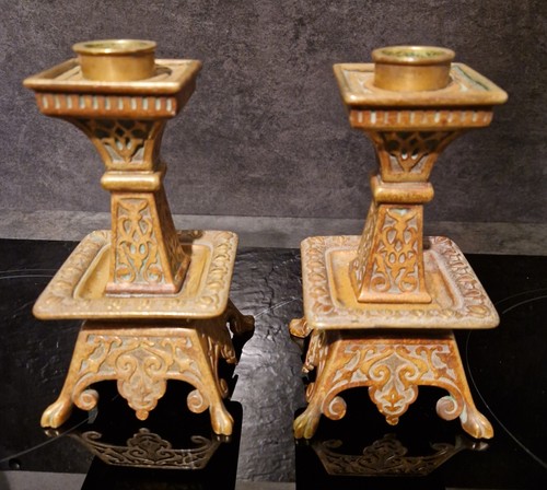 Bougeoirs bronze xix - ,