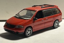 MotorMax 1:43 2001 Ford Windstar SE Sport Minivan HTF Rare Red No Box LOOK COOL!