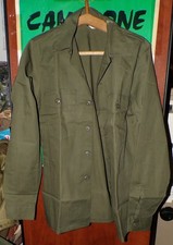 ARMEE AMERICAINE U.S : CHEMISE EN MATIERE COTON ET POLYESTER ,TAILLE U.S 15 1/2