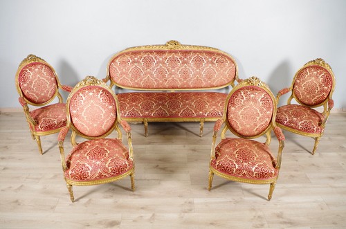 Important salon louis xvi - salon, en