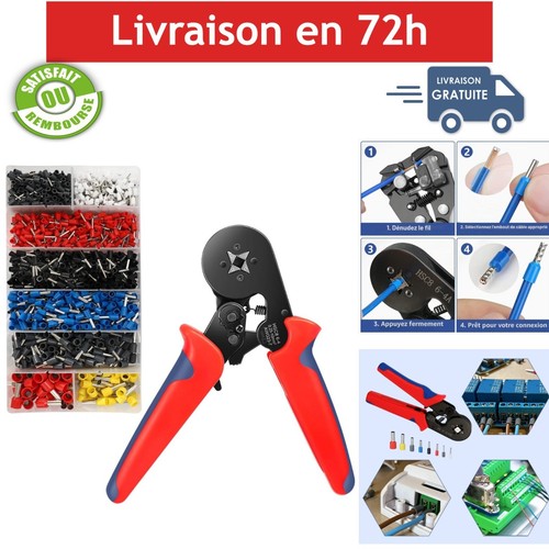 Pince sertir 1250 embouts - pince,