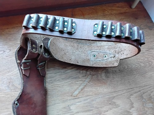 Ceinturon holster cuir - ,