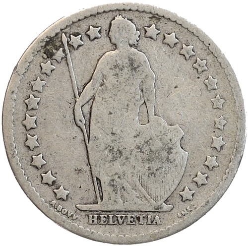 Franc helvetia suisse - 1/2,