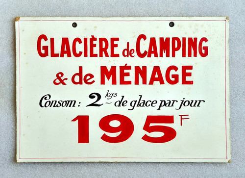Carton publicitaire glacière - publicitaire,