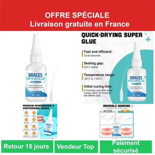 Ciment dentaire extra fort - fort, 50g