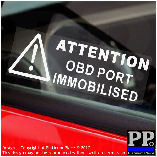 Stickers obd port - 5, x