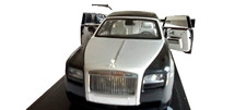 ROLLS-ROYCE Ghost -KYOSHO 1/18-  Black-Silver  Mint condition