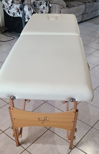 Table massage pliante beige - massage,