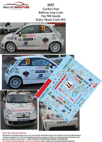 Decals ref 2057 fiat - 2057,