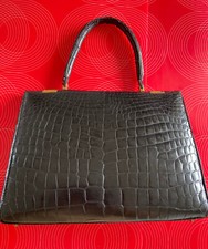sac croco vintage