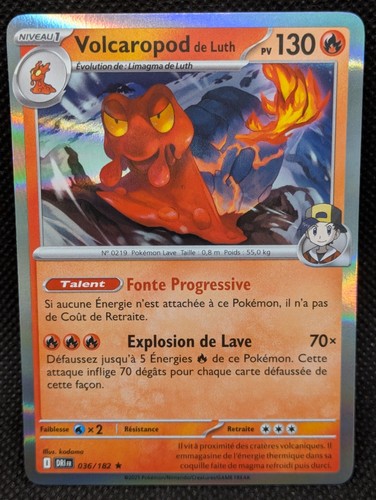 Carte pokemon volcaropod - carte, de