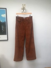 Cos Rust Brown Corduroy Wide Leg Trouser 38 30"